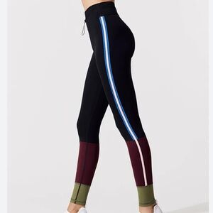 The Upside. Saratoga Panelled Yoga Pant in Black Multi